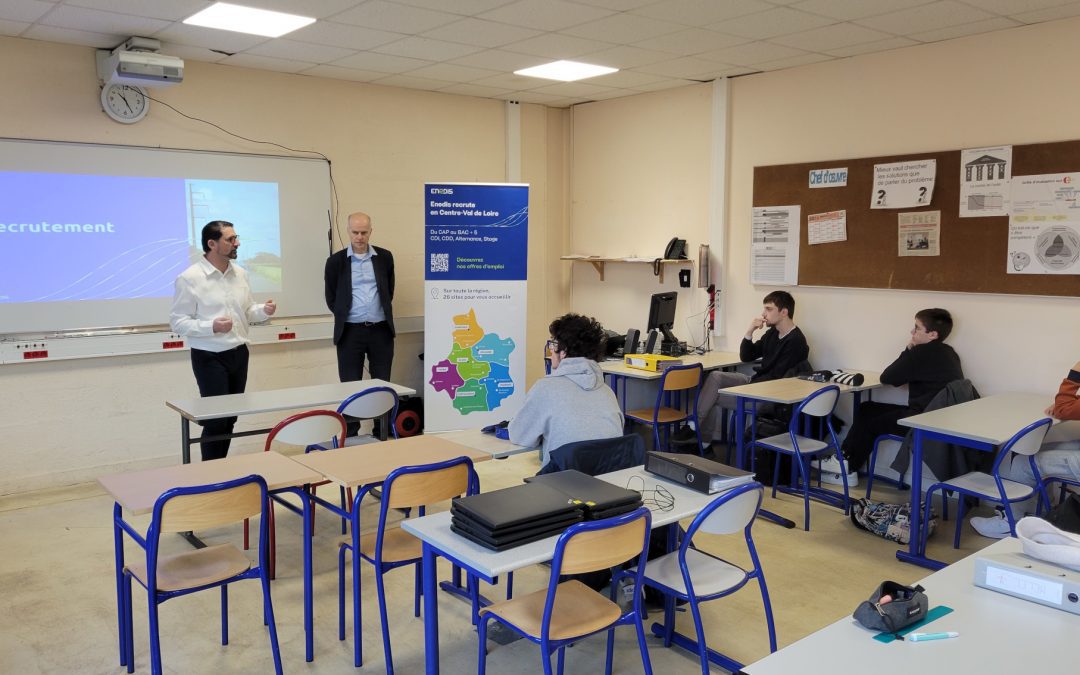 Les élèves de MELEC en immersion avec Enedis