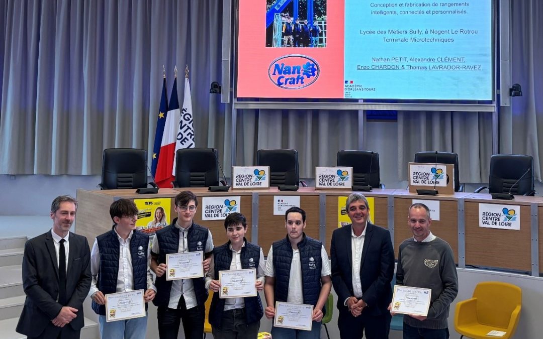Les élèves du Lycée des Métiers Sully remportent le concours régional “Graine de Boîte” !