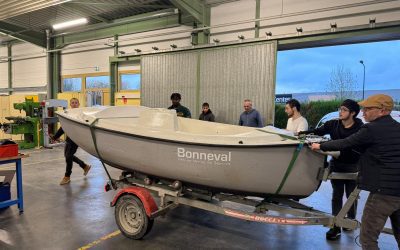 Le bateau intègre l’atelier de la filière Maintenance industrielle !