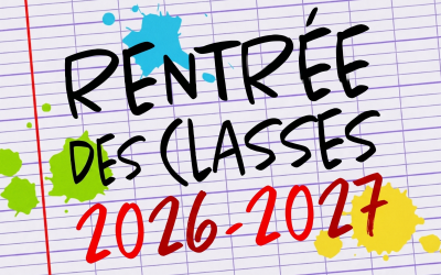 Informations de rentrée